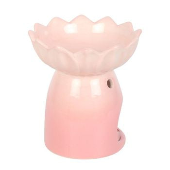 Pink Water Lily Wax Burner