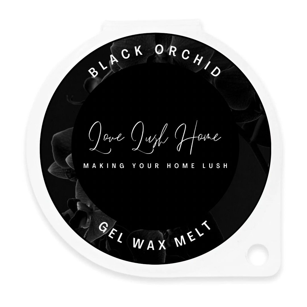 Black Orchid Gel Wax Melt | Love Lush Home | Designer Inspired by Tom Ford