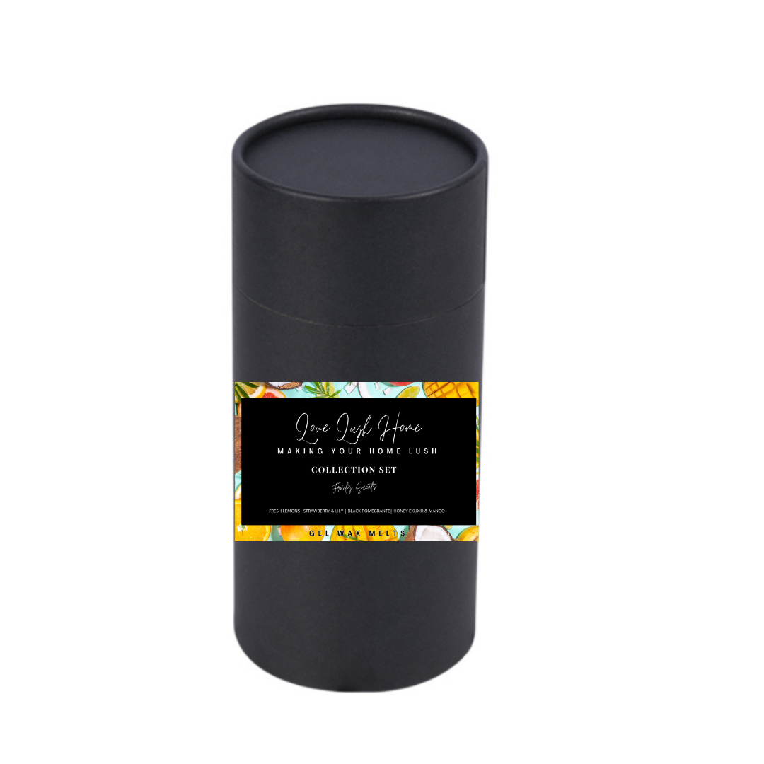 Fruity Scents Collection Gift Tube - Gel Wax Melts/Jelly Wax Melts - Love Lush Home
