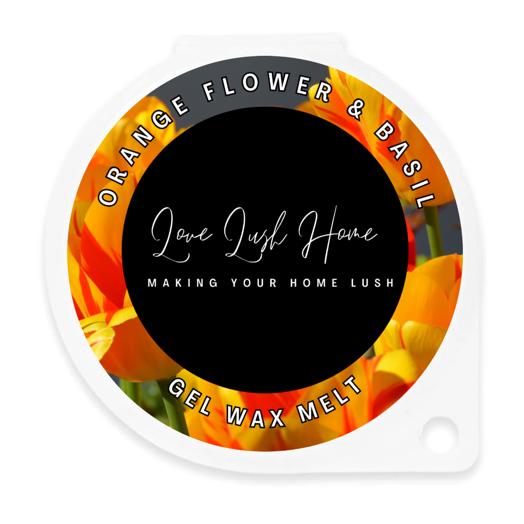Orange Flower & Basil Gel Wax Melt | Inspired by Jo Malone | Love Lush Home