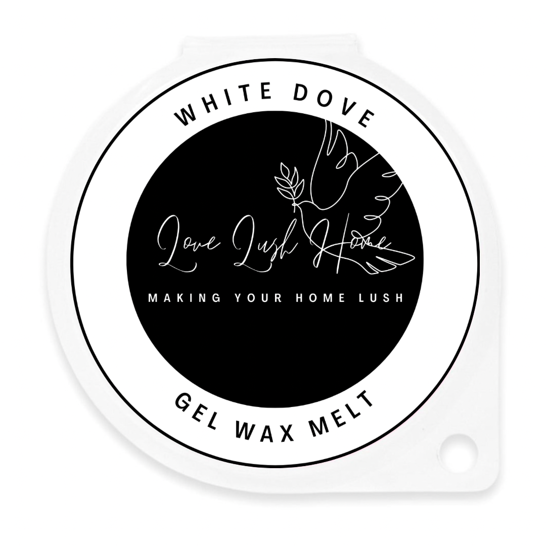 White Dove Gel Wax Melts | Jelly Wax Melts - Love Lush Home