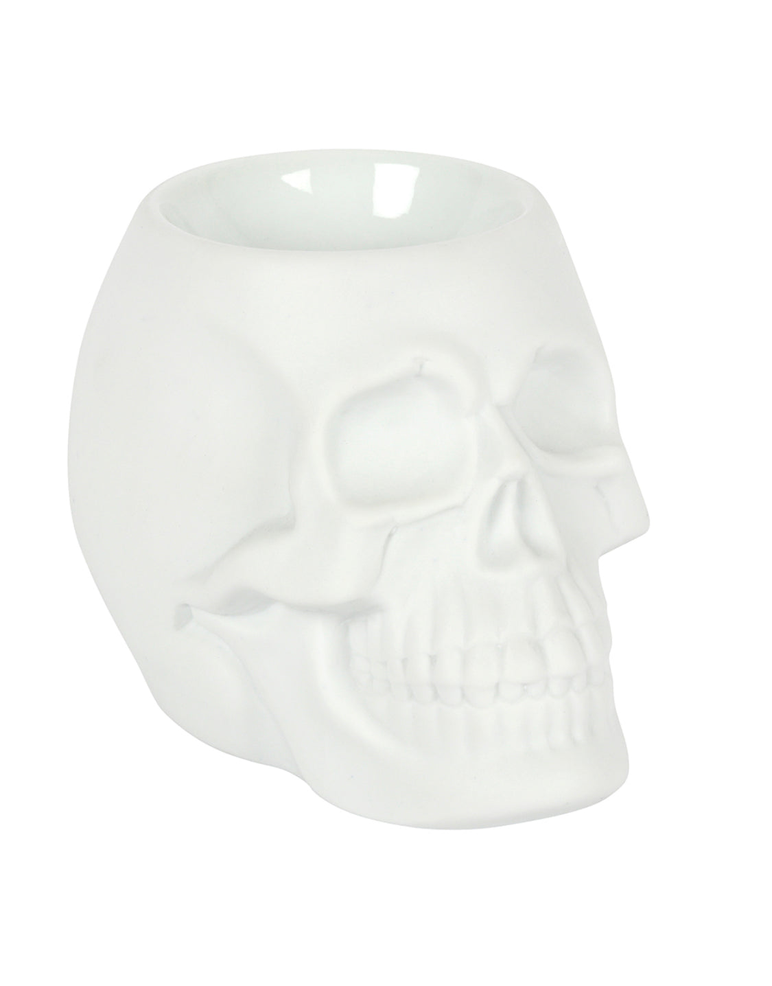White Skull Wax Burner