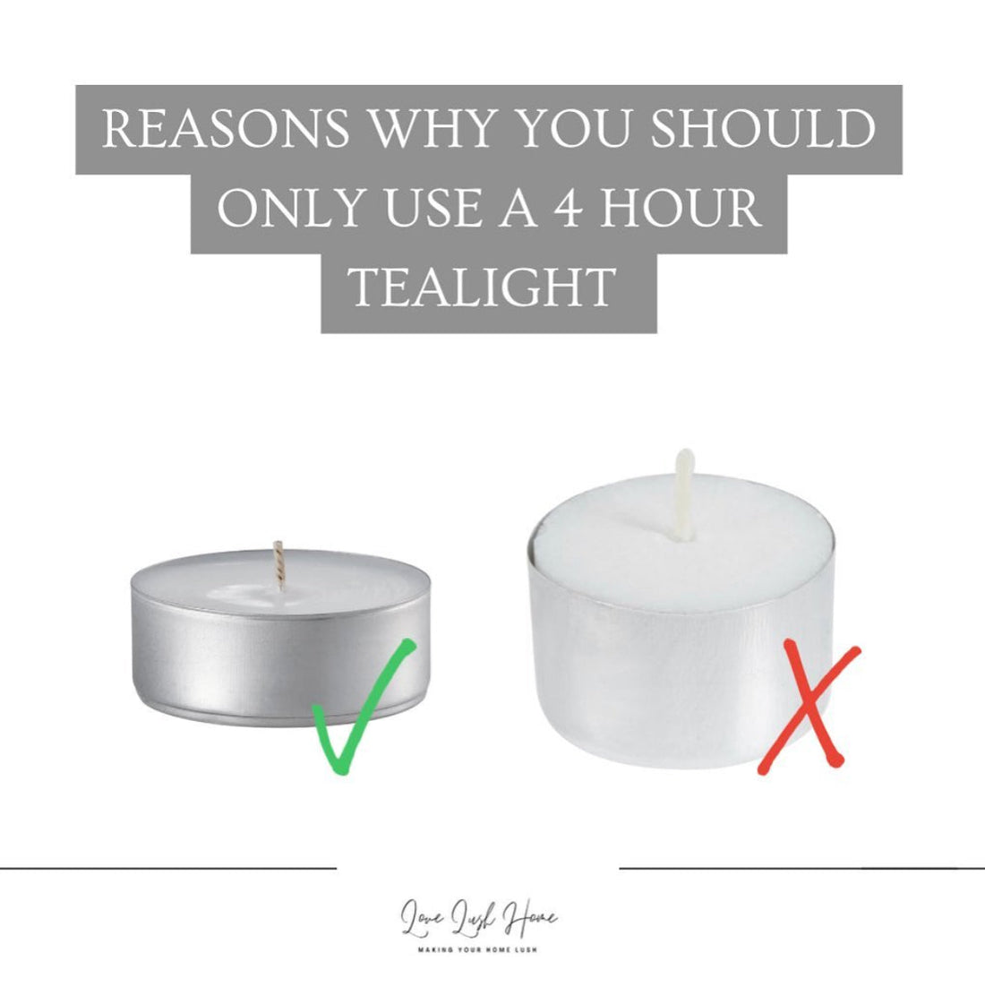 Why You Should Choose a 4-Hour Tea Light Candle for Your Wax Burner?