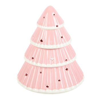 Pink Christmas Tree Wax Burner