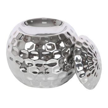 Silver Disco Ball Wax Burner