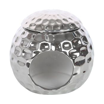Silver Disco Ball Wax Burner