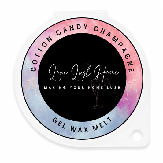 Cotton Candy Champagne Gel Wax Melt | Love Lush Home
