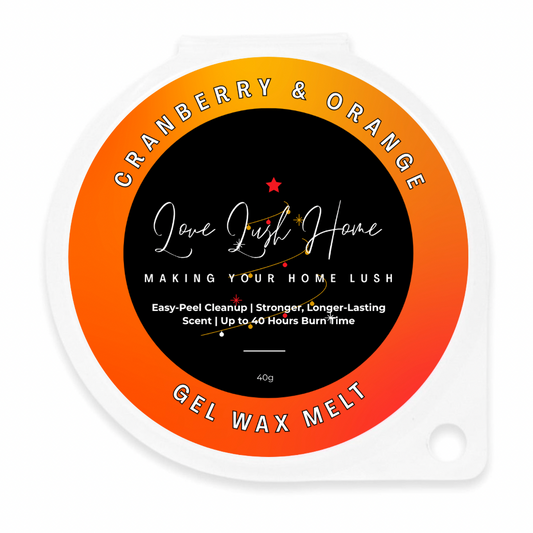 Cranberry & Orange Gel Melt | Christmas Scent