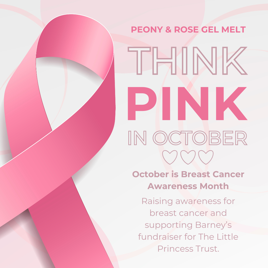 Peony & Rose Charity Wax Melt – Breast Cancer & Little Princess Trust Support