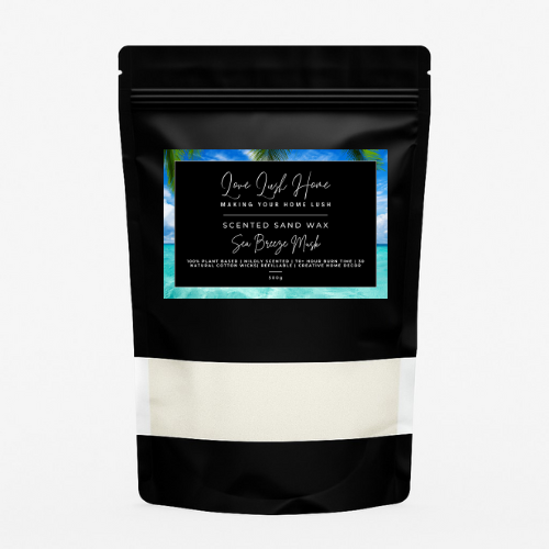 Sea Breeze Musk - Scented Candle Sand + 30 Wicks