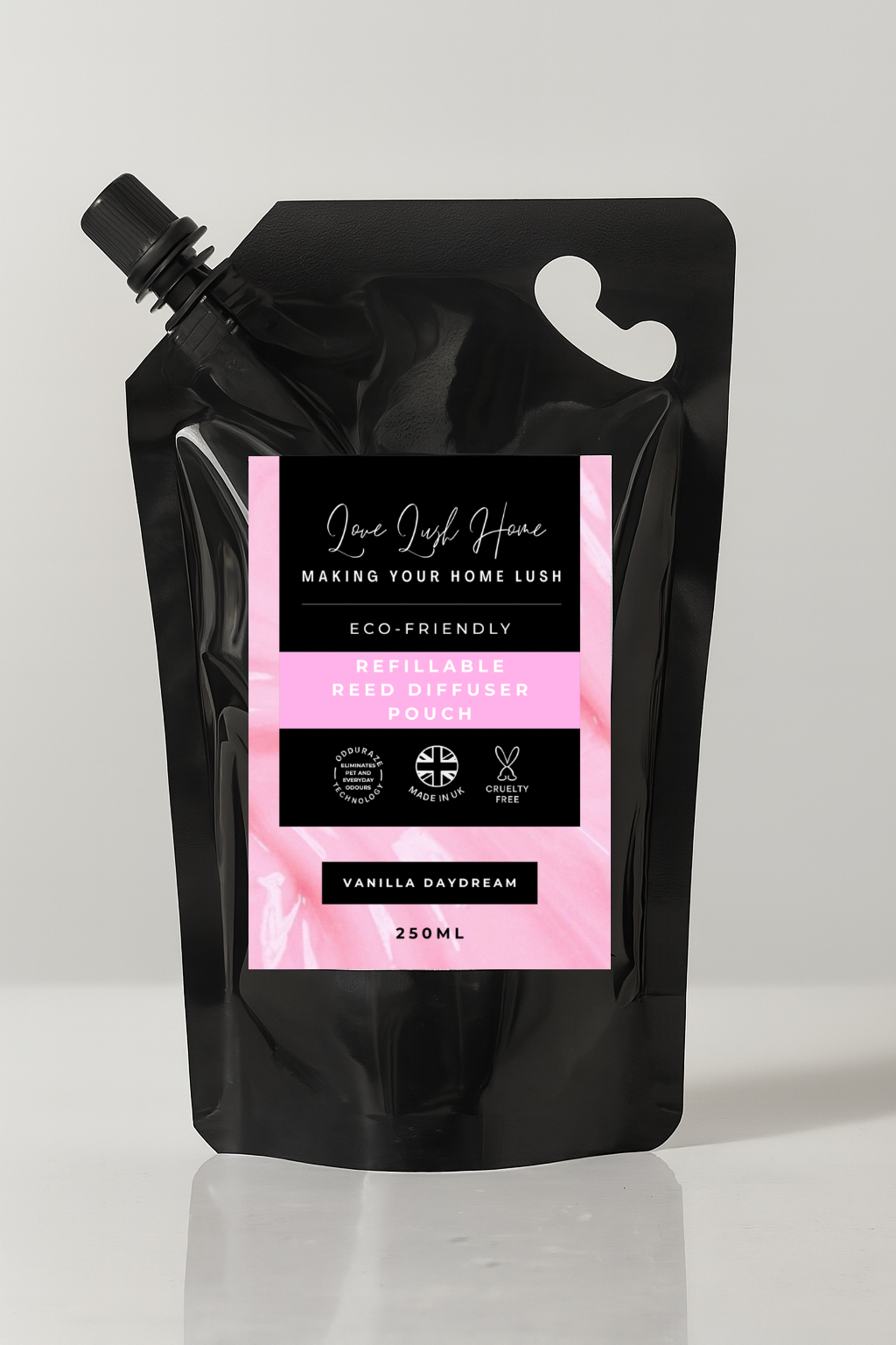 Vanilla Daydream Refillable Reed Diffuser Pouch - 250ml