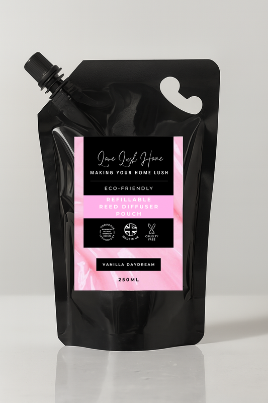 Vanilla Daydream Refillable Reed Diffuser Pouch - 250ml
