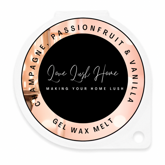 Champagne, Passionfruit & Vanilla Gel Melt