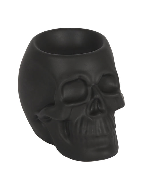 Black Skull Wax Burner