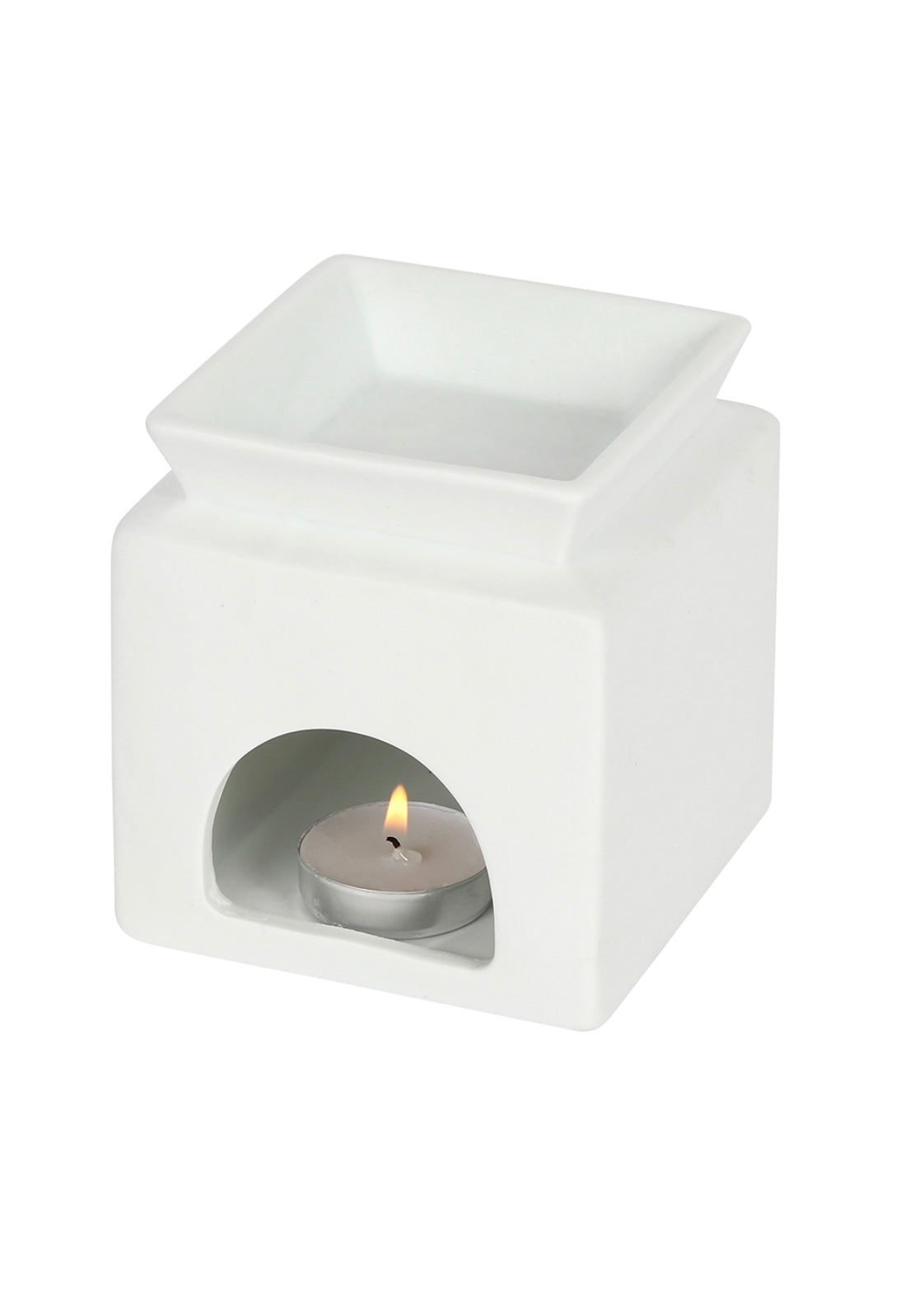 White 'Home' Cut Out Wax Burner